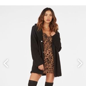 NWT Black Teddy Jacket